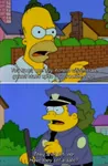 acab badge baton clancy_wiggum homer_simpson police simpsons yellow_skin // 600x918 // 69KB