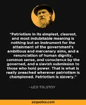 manipulation patriotism quote russia tolstoy // 640x788 // 110KB