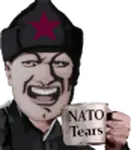 bolshevik colorized drinking emote meta:lowres meta:transparent_background nato tears // 87x100 // 14KB