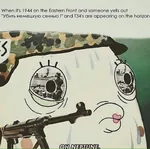 cartoon gun helmet meta:edit meta:photo mp-40 nazi oh_neptune ptsd red_army soviet_union spongebob submachine_gun t-34 tank war weapon world_war_ii // 720x717 // 71KB