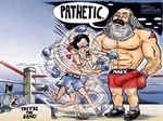 ben_garrison boxing comic democratic_party fascism horseshoe karl_marx liberalism marxism meta:edit nazi // 578x433 // 139KB