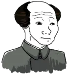 china mao_zedong maoism meta:transparent_background wojak // 557x609 // 180KB