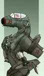 aeromorph airplane anthro female fighter jet mig-17 mikoyan-gurevich red_star // 1134x1925 // 2.8MB