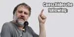 consider_the_following impact_font microphone point reaction_image slavoj_zizek // 1134x566 // 65KB