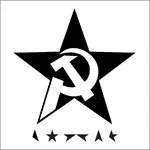 1:1_aspect_ratio black_star david_bowie hammer_and_sickle star symbol // 920x920 // 35KB