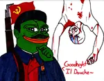 anti_fascism benito_mussolini blood execution fascism fascist_italy flag gun hammer_and_sickle hanging italy partisan pepe red_flag smug weapon // 900x699 // 604KB