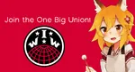 anarchism anarcho_syndicalism anime foxgirl iww meta:highres propaganda syndicalism union // 2500x1342 // 1.2MB