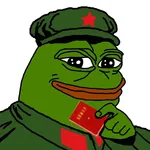 1:1_aspect_ratio book china hat little_red_book mao_zedong maoism pepe red_star smug star // 960x960 // 64KB