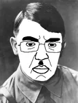 adolf_hitler chudjak fascism germany glasses nazi nazi_germany site:pol wojak // 1218x1600 // 506KB