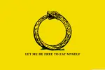 freedom gadsden_flag libertarianism ouroboros parody snake // 3000x2000 // 263KB