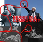 2016 africa albania bernie_sanders comparison election enver_hoxha glasses hammer_and_sickle hoxhaism nelson_mandela nikita_khrushchev parody raised_fist social_democracy south_africa soviet_union united_states // 914x881 // 244KB