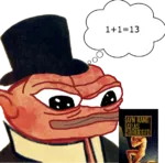 apurky apustaja atlas_shrugged ayn_rand book bourgeoisie capitalism hat meta:transparent_background objectivism pepe porky top_hat // 600x590 // 498KB