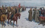 art bolshevik cavalry horse joseph_stalin meta:painting russia russian_civil_war russian_sfsr soviet_union war // 1161x728 // 589KB