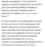 antisemitism economy finance freedom jew karl_marx meta:screencap on_the_jewish_question religion wikipedia // 632x665 // 77KB