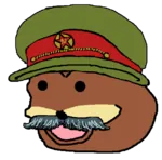 hammer_and_sickle joseph_stalin meta:transparent_background moustache peaked_cap spurdo // 616x606 // 8.2KB