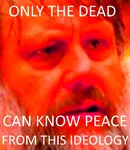 death ideology only_the_dead_can_know_peace peace pure_ideology slavoj_zizek // 500x579 // 83KB