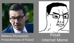 chudjak comparison glasses mateusz_morawiecki poland wojak // 1116x656 // 589KB