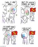 comic hammer_and_sickle liberalism look_at_me_brother marxism_leninism owlturd political_compass social_democracy // 982x1200 // 156KB