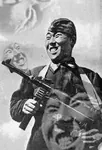 china gun happy laugh meta:lowres peoples_liberation_army reaction_image smug soldier uniform weapon // 185x273 // 9.0KB
