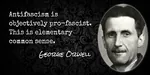 anti_fascism fake_quote fascism george_orwell parody quote // 988x494 // 665KB