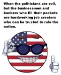 bank bourgeoisie capitalism democracy election glasses job_creator liberalism picardia politician united_states when // 500x622 // 89KB