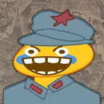 china crying emoji laugh reaction_image red_star star uniform // 400x400 // 36KB