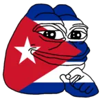 cuba flag meta:transparent_background pepe smug // 750x730 // 86KB