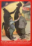 caricature czech_text czechoslovakia kulak peasant poster propaganda soviet_union // 700x1005 // 295KB