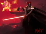 darth_vader hammer_and_sickle lightsaber poster red_star sith star star_wars weapon // 1024x768 // 69KB