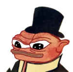 apurky apustaja bourgeoisie capitalism hat meta:transparent_background pepe porky // 600x590 // 447KB