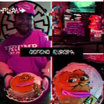 black_sun cake europe fascism fashwave larp nazi parody pepe vaporwave // 1242x1237 // 1.8MB