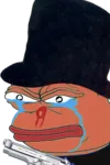 bourgeoisie capitalism crying gun handgun hat m9 meta:transparent_background pepe pistol porky sad weapon // 500x750 // 383KB