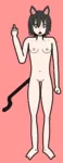 black_hair catgirl character:alunya lewd middle_finger nude red_eyes site:leftypol // 440x1134 // 1.9MB