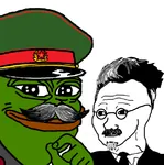 glasses joseph_stalin leon_trotsky pepe smug soviet_union trotskyism wojak // 599x603 // 164KB