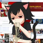 1:1_aspect_ratio black_hair catgirl character:alunya disgusting eceleb jason_unruhe maoism marxist_memes meta:screencap parody red_eyes reddit_fullcommunism revleft scarf site:leftypol site:facebook site:youtube third_worldism vomit // 969x969 // 692KB