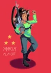 artist:hardkoba catgirl character:mlm_catgirl cpp guerrilla gun m-16 maoism marxism_leninism_maoism meta:highres national_democratic_front new_people's_army philippines raised_fist rifle weapon // 4960x7016 // 5.2MB