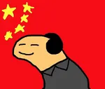 china flag mao_zedong maoism ms_paint star // 904x768 // 27KB