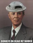 albania bunker enver_hoxha hoxhaism impact_font meta:lowres reaction_image retard // 383x500 // 318KB