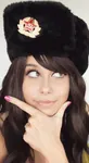 eceleb hammer_and_sickle shoe0nhead thinking ushanka // 303x557 // 206KB