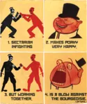 anarchism bourgeoisie capitalism hat left_unity marxism marxism_leninism porky propaganda sectarianism site:leftypol unity // 1500x1800 // 5.8MB