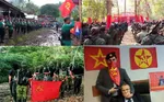 cpi_maoist cpp flag guerrilla gun hammer_and_sickle india jungle latin_america maoism marxism_leninism marxism_leninism_maoism meta:photo national_democratic_front naxalite new_people's_army peru philippines red_flag salute shining_path turkey weapon west_asia // 1000x620 // 132KB