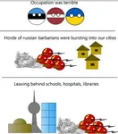 baltics comic countryballs education estonia healthcare latvia lithuania occupation soviet_union ukraine // 1078x1224 // 63KB