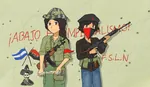 artist:ho_chi_meme flag gun latin_america mask nicaragua rifle sandinista weapon // 2308x1333 // 3.6MB