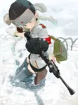 anime barbed_wire degatyerev_machine_gun gun lmg machine_gun red_star snow soviet_union star ushanka weapon // 1071x1450 // 242KB