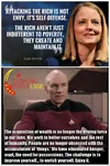 actor bourgeoisie capitalism exploitation jean_luc_picard jodie_foster porky poverty quote star_trek turning_point_usa wealth // 639x960 // 90KB