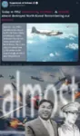 aircraft airplane bomber bombing douglas_macarthur imperialism juche kim kim_il_sung korea korea_dpr korean_war laugh meta:screencap site:twitter tweet united_states united_states_air_force war // 591x1008 // 721KB