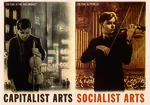 capitalism comparison culture instrument meta:highres music poster propaganda violin // 2480x1736 // 871KB