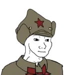 bolshevik budyenovka red_army red_star russia russian_sfsr soviet_union star uniform wojak // 689x775 // 26KB