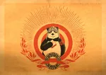 book china helmet maoism panda poster propaganda // 600x424 // 92KB