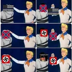 bourgeoisie capitalism do fascism meta:highres nazi police porky scooby swastika united_states // 1600x1599 // 211KB